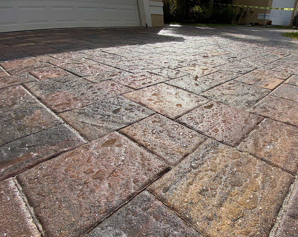 paver sealing and cleaning Weston